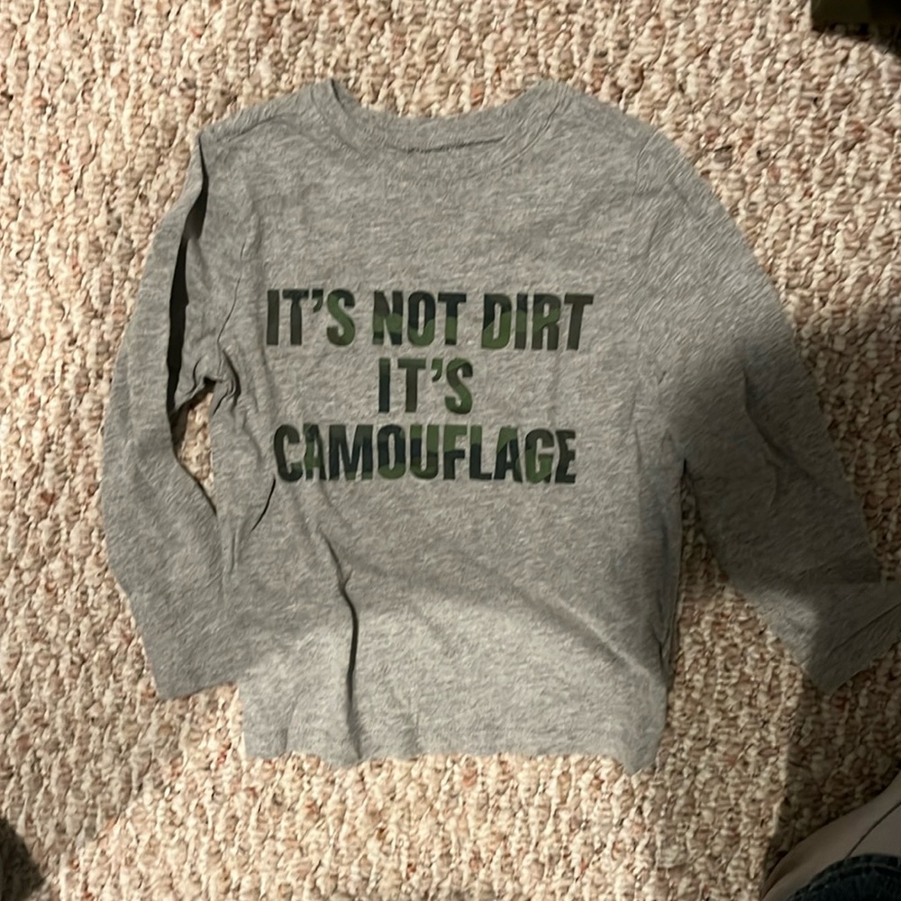 4t old navy camouflage shirt